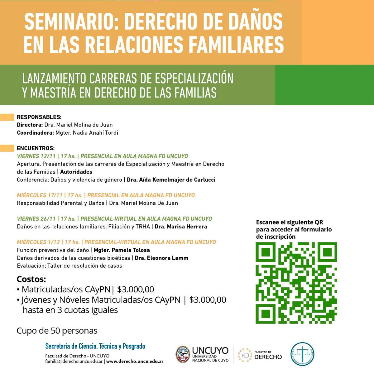 seminario derecho daños colegio abogados