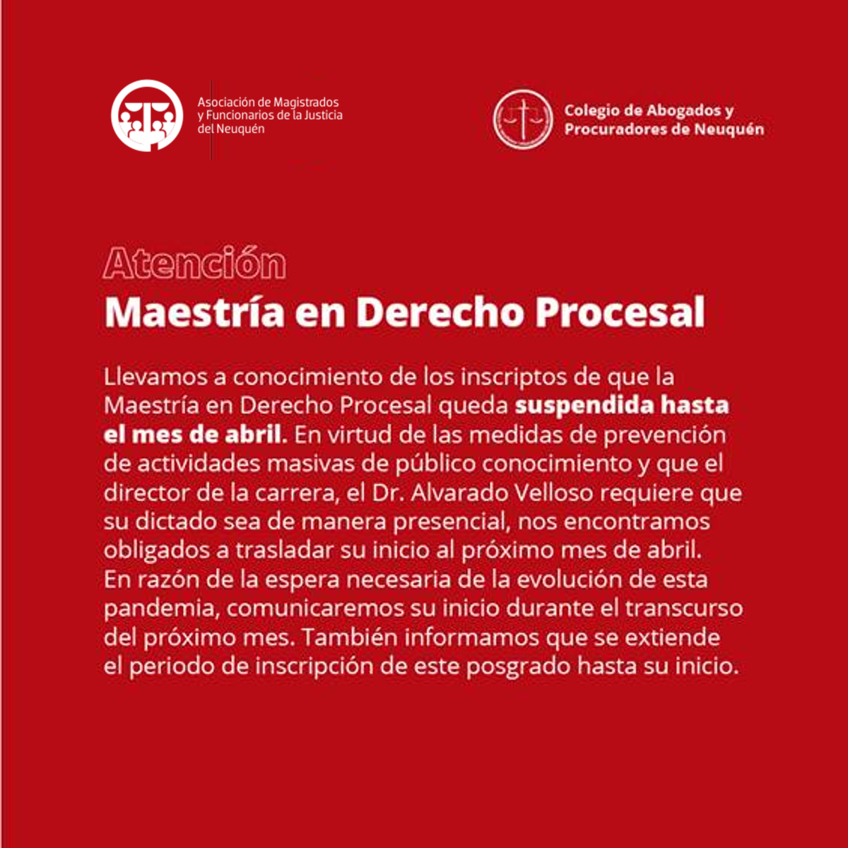 maestria en derecho procesal