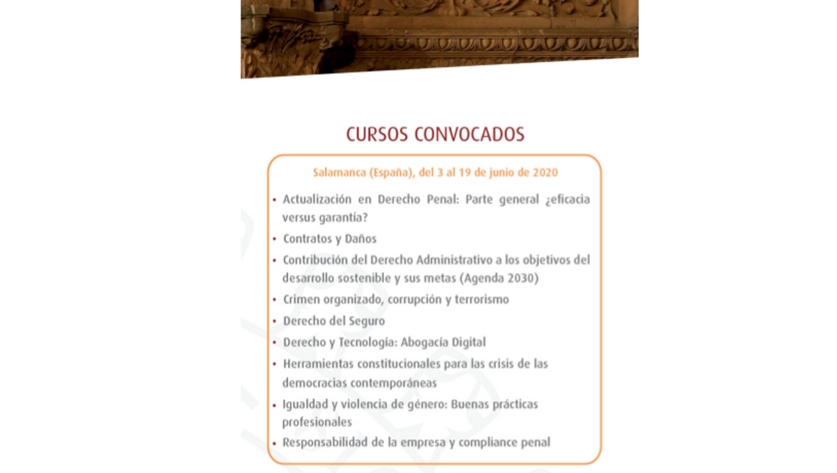 cursos convocados 2020 universidad salamanca