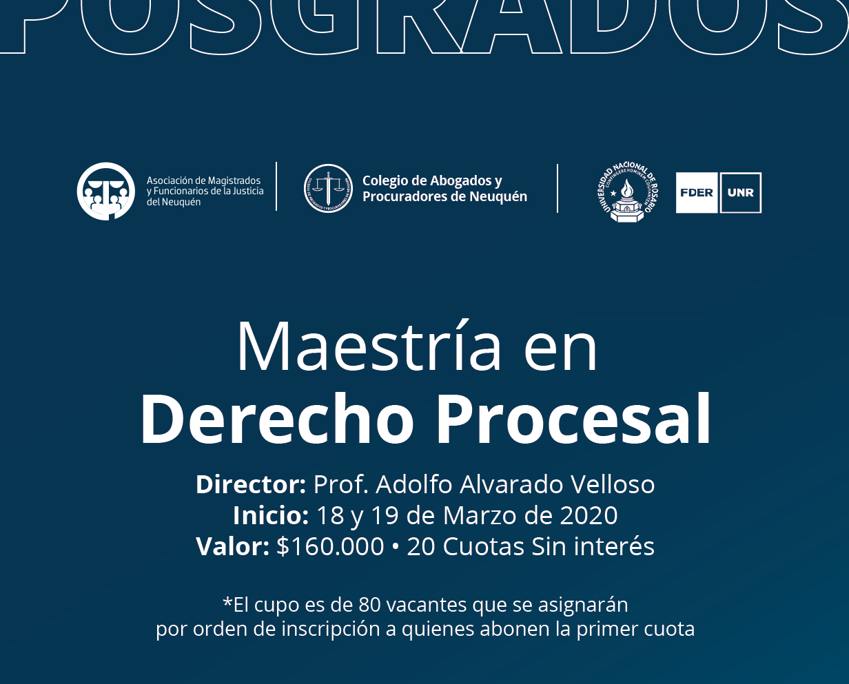 maestria derecho procesal