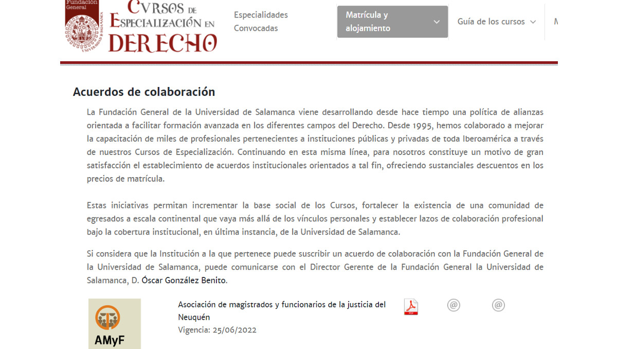 curso especializacion derecho universidad salamanca
