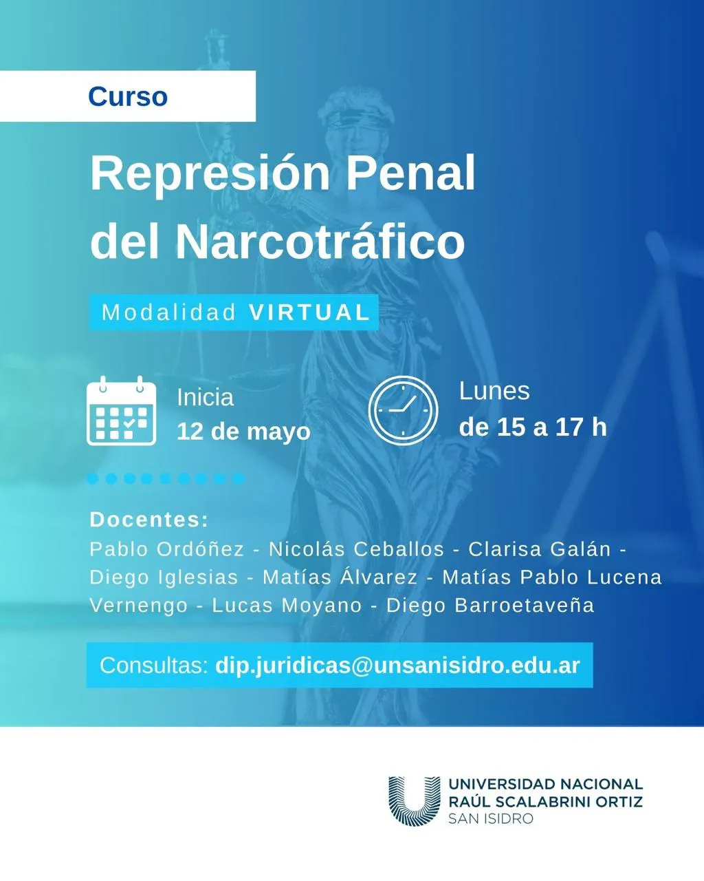 curso represion penal narcotrafico