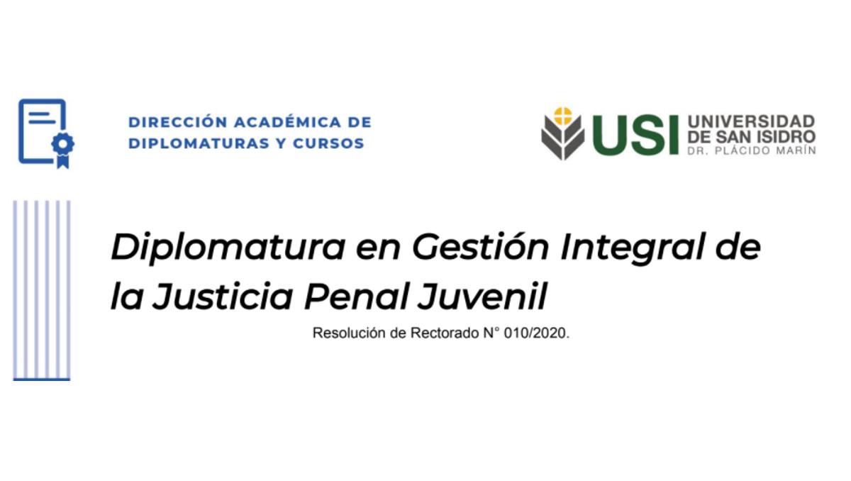 diplomatura gestion penal juvenil
