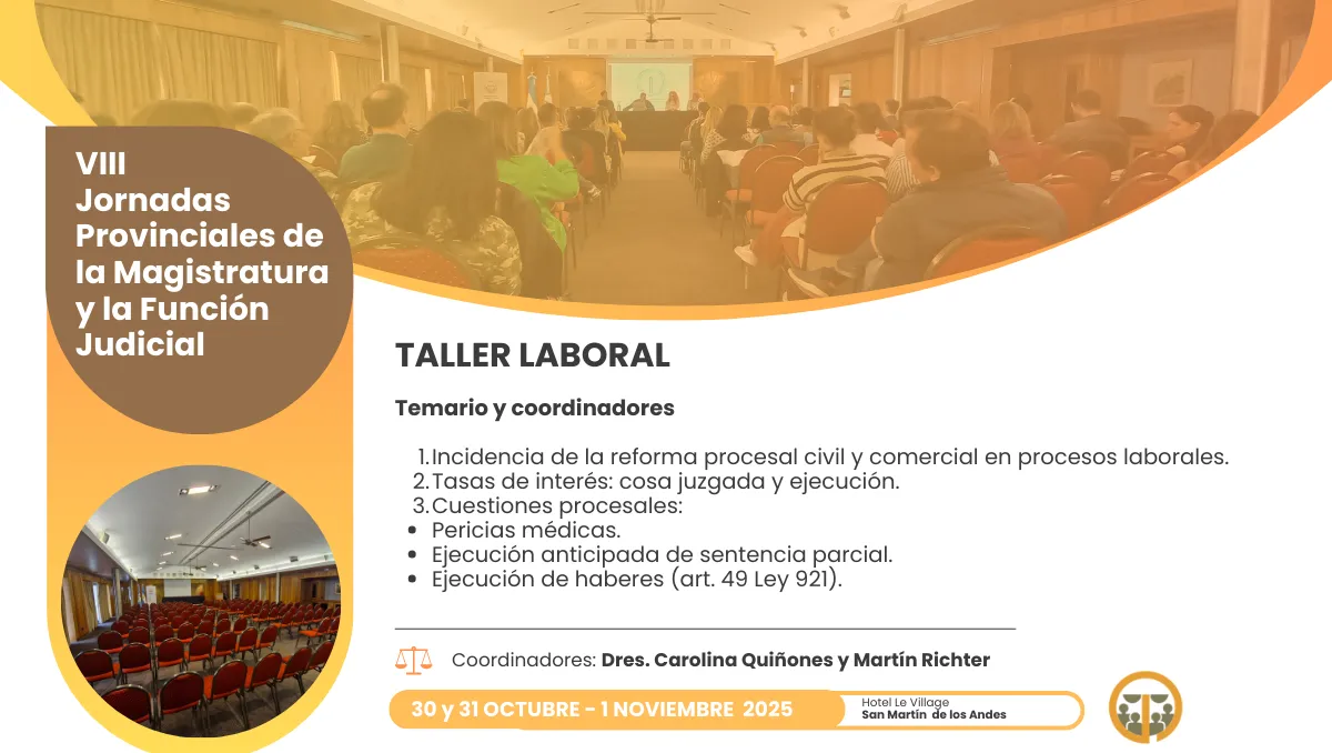 Temario Coordinadores Jornadas 2025 - Laboral